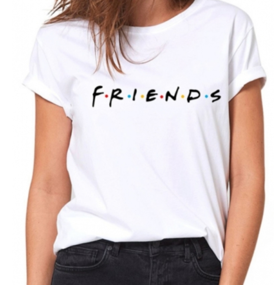 Urban Outfitters Friends white tee Large